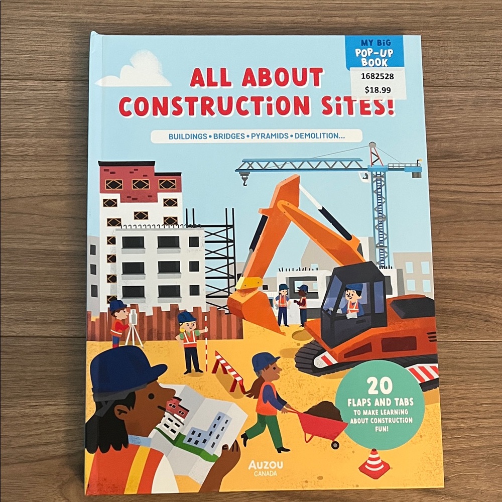 All about construction site pop up book